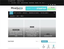 Tablet Screenshot of miraquien.com